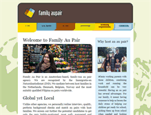 Tablet Screenshot of family-aupair.com